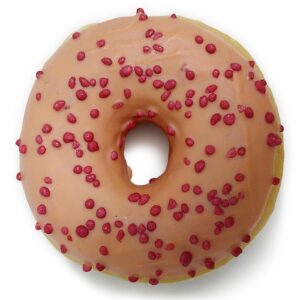 מגש דונאטס במילוי תות